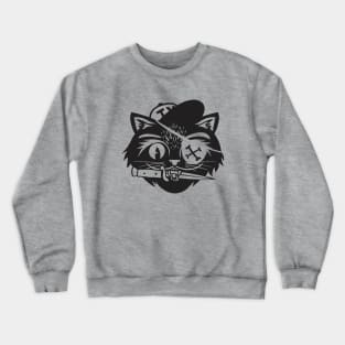 Alley Cat - One Color Crewneck Sweatshirt